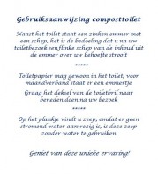 Informatie - Composttoilet / Kakdoos