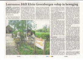 RP Klein Groenbergen volop in beweging