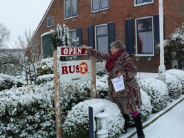GEOPEND! Ondanks de sneeuw....