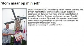 Vandaag in Het Groentje (Kromme Rijnstreek)