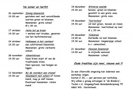 Workshops bij De Binderij