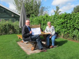 500e Rustpuntbezoeker bij Camping Noordlaren