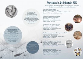 Workshops in de Stiltetuin 2022
